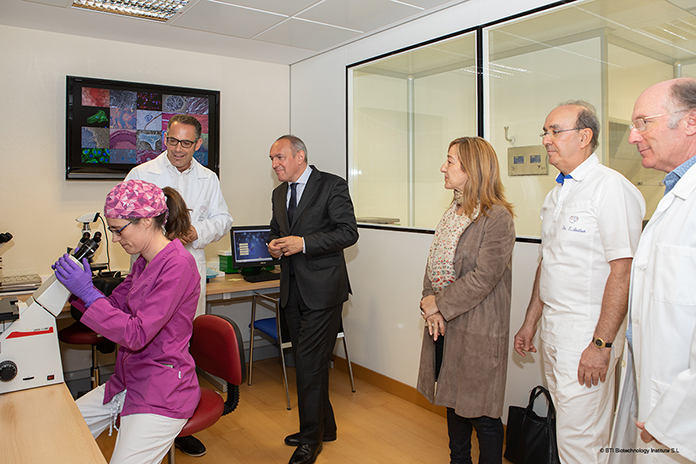 El diputado general de Álava visita BTI 02