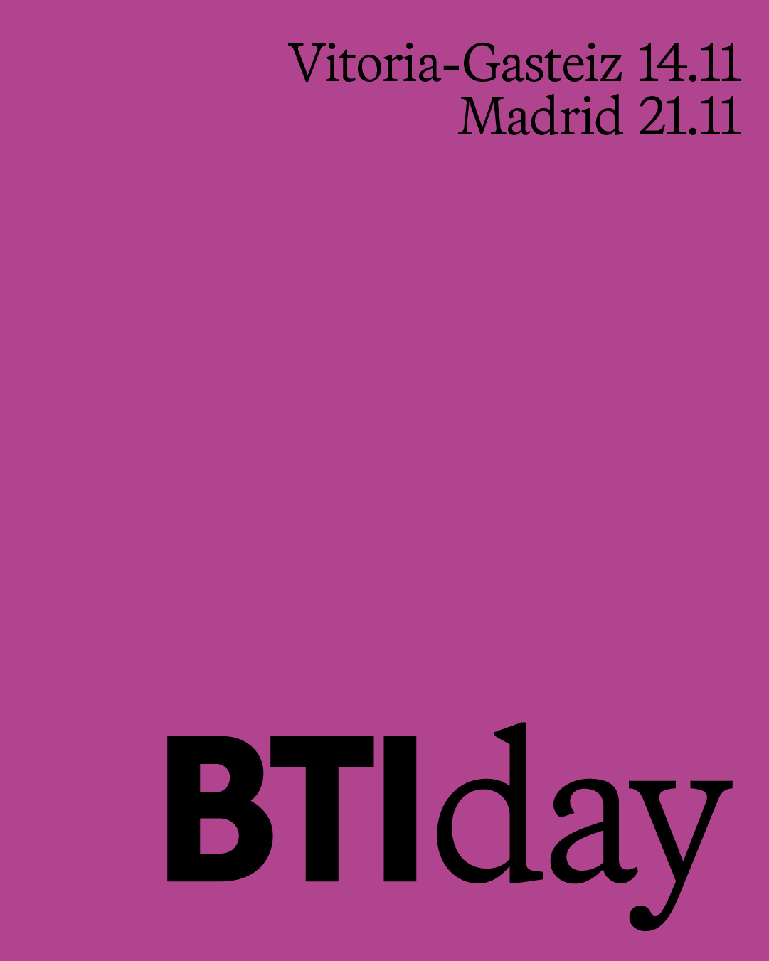 BTIDAY Vitoria 2026